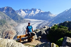 Das Ziel: Der Aletschgletscher