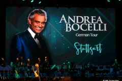 Andrea Bocelli  Tourplakat in der Schleyerhalle