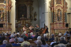 Das Aris Quartett in der Stiftskirche des Chorherrenstifts Öhningen am Bodensee