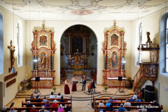 Das Aris Quartett in der Stiftskirche des Chorherrenstifts Öhningen am Bodensee