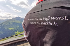 Motto des Arlberg Trail: Nur wo Du zu Fuß warst, warst Du wirklich!