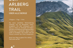 Plakat zur Arlberg Trail Eröffnung August 2021
