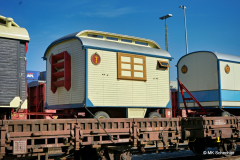 Entladung Zirkuswagen am Bahnhof Kornwestheim (Archiv N-News.de)