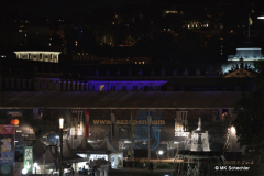 Blick auf das Schlossplatz Gelände an diesem Abend
