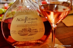 Weinverkostung - alles Weine vom Berg Athos