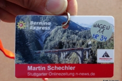 Fahrkarte für die Jungfernfahrt