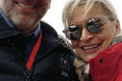 Zwischendurch eine leichte Schneedusche