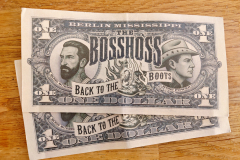 BossHoss Dollar aus der Konfetti-Kanone
