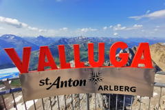 Bergspitze mit Aussicht. Valluga - St.Anton in Tirol