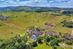 Mercurey, Burgund: Blick auf  das Château de Chamirey