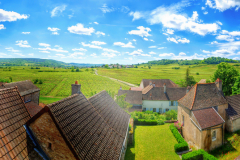 Weingut Chamirey, Blick von der Aussichtsterrasse