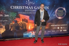 Redakteur MK Schechler bei der Eröffnung Christmas Garden Stuttgart 2019