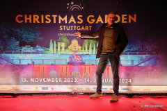 Impressionen des Eröffnungsabends "Christmas Garden Stuttgart" 2023 am 15. November