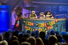 Das Wanke Ensemble warf mit den "tierischen Politiker-Puppen" (Stimmen: Andreas Müller, SWR 3) einen satirischen Blick auf die ganze Republik.