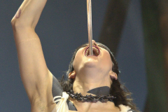 Lisa Chudalla "Sword swallowing"