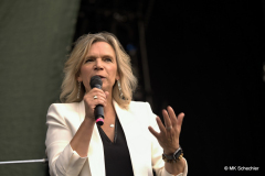 Moderatorin auf der Schlossplatz-Bühne: Stefanie Anhalt vom SWR