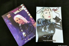 Kim Wilde signierte Autogrammkarten