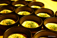 Speisemeisterei: Ajo Blanco (Traube, Aal)