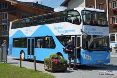 Mit dem Panorama-Bus geht es zur Lechquelle