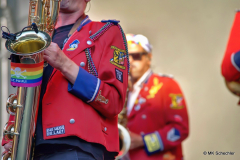 Die Stimmungsmacher der Hamburger Techno Marching Band MEUTE