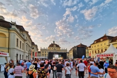 Blick in den Schlosshof des Residenzschlosses Ludwigsburg