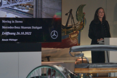 Begrüßung durch Bettina Haussmann, Leiterin Mercedes-Benz Museum