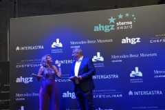 Diesjährige Moderatorin waren die Journalistin und Fernsehköchin Felicitas Then und Rolf Westermann, ahgz-Chefredaktion.