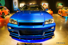 „Paul Walker“ R34 GT-T | „Fast & Furious“ Motor:   2,6 Liter R6 Twin-Turbo (RB26DETT) Baujahr:   1999 Leistung:  ca. 280 PS Special:  originales „Fast & Furious“-Movie Car Teil 4: „Fast & Furious“