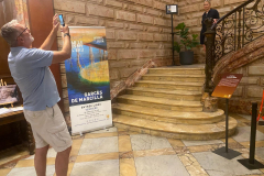 Hôtel Pams: Treppenhaus (Foto: Nicolas)