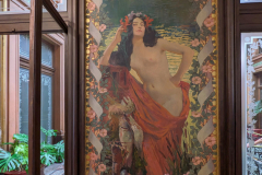 Hôtel Pams: Treppenhaus Detail