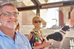 „Le Petit Train de Perpignan“ unterwegs