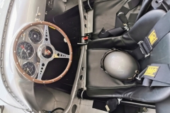 Die Sitzschale des Porsche 550 A Spyder mit meinem Helm