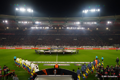 Einlauf der Mannschaften