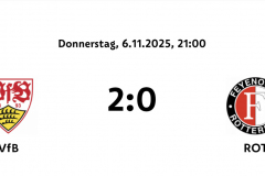 Endstand und 3 Punkte