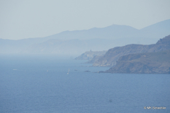 Blick entlang der der Côte Vermeille
