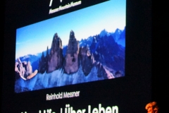 Reinhold Messner beim Vortrag in Pforzheim