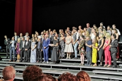 Auch die anschließende Premierenfeier dauerte bis lange nach Mitternacht, auch Vorstellung des Teams durch Festspiel-Intendantin Elisabeth Sobotka mit heftigem Applaus und 'Bravo!' Rufen.
