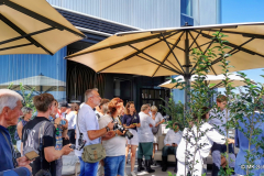 Meet & Greet an der Rooftop Bar im Balaustine mit Generalmanager Stefan Welti, Radisson Blu Hotel