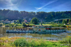 Ausflug mit dem Raddampfer "Pirna" der Sächsischen Dampfschifffahrt