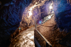 Abschnittweise Verlauf im Tunnel