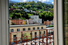 Bellinzona: Blick vom Hotel Internationale