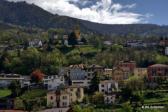 Bellinzona: Blick vom Hotel Internationale
