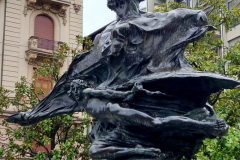 Lugano: Statue Carlo Battaglini