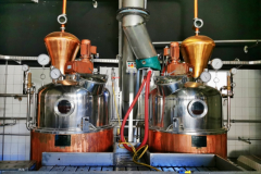 ...um Grappa herzustellen. Hier die Destille
