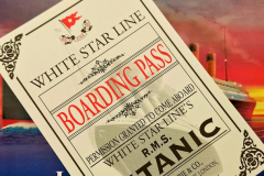 Info und Boardingpass (Eintrittskarte)