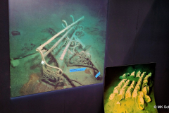 Original Artefakte der Titanic. Die Gegenstände durften nur außerhalb der Titanic gesammelt werden