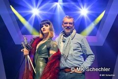 Lisa Chudalla mit Redakteur MK Schechler