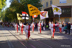 Der große Volksfestumzug zum 176. Cannstatter Volksfest fand bei bestem Wetter statt
