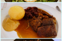 Traditionelles Gansessen