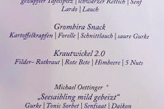 Erster Teil: Flying Buffet und erster Gang